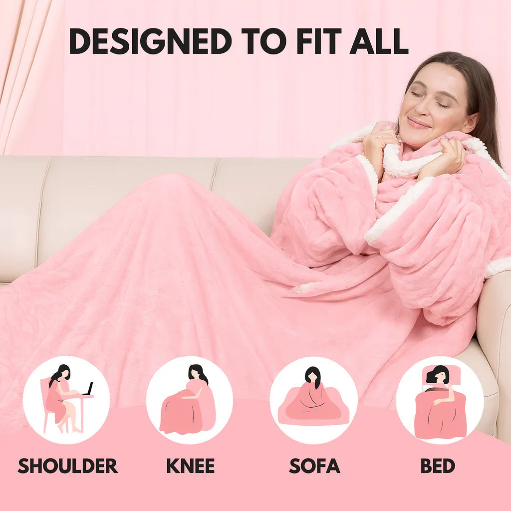 Tovelle HeatHug™ Wearable Heated Blanket Hoodie