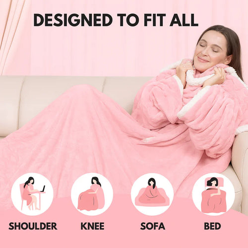 Tovelle HeatHug™ Wearable Heated Blanket Hoodie