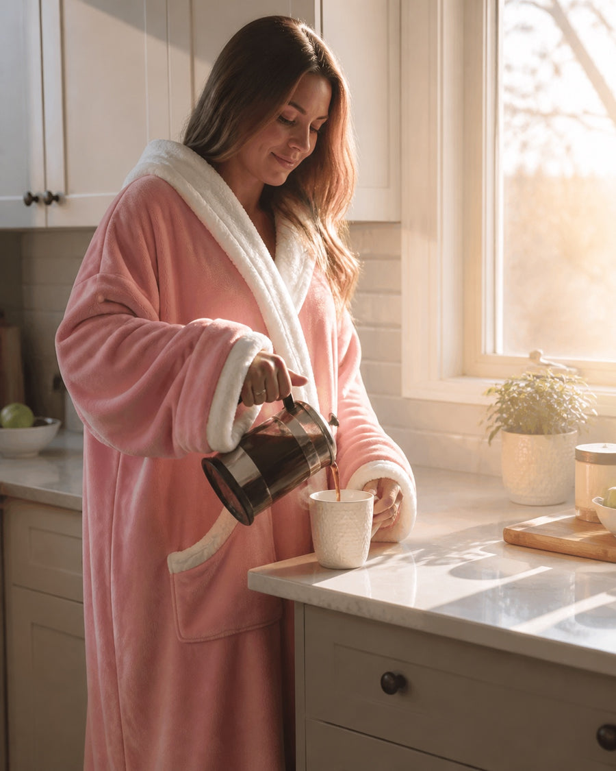 Morning coffee wrapped in Tovelle